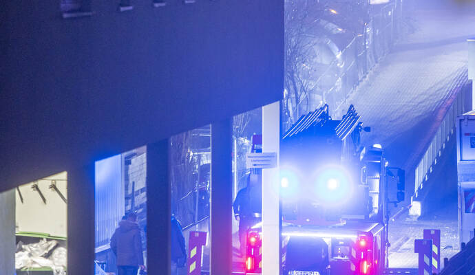 Brand Mannheimer Straße