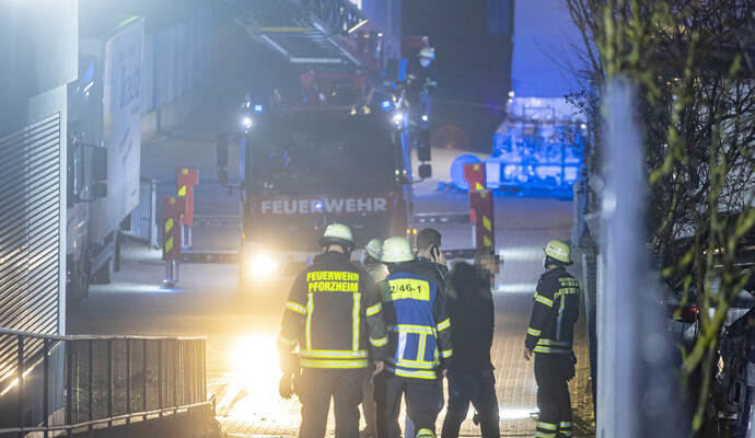 Brand Mannheimer Straße