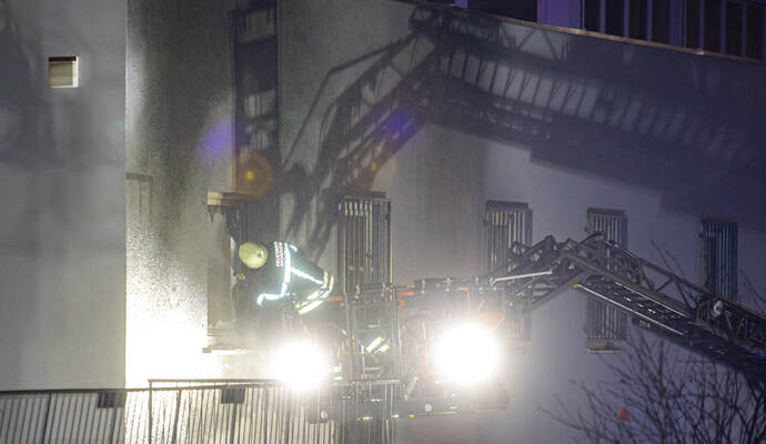 Brand Mannheimer Straße