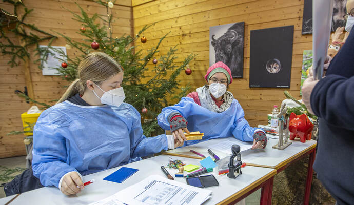 Impfaktion Wildes Impfen Wildpark