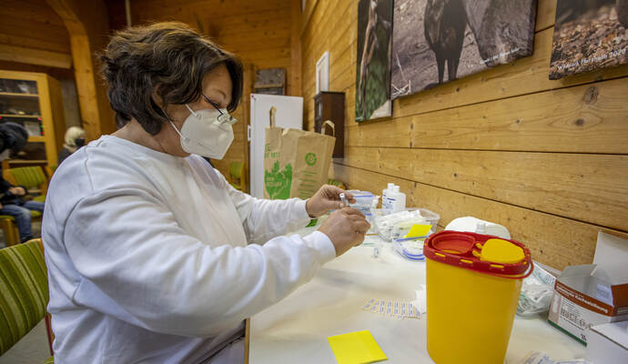 Impfaktion Wildes Impfen Wildpark