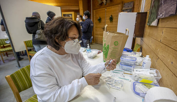 Impfaktion Wildes Impfen Wildpark