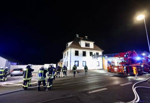Die Feuerwehr war mit einem Großaufgebot vor Ort.