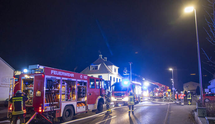 Brand Calmbach Kriegsstraße