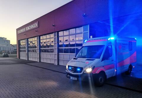 Seit Anfang Dezember ist der Rettungswagen des Deutschen Roten Kreuzes in Remchingen an sieben Tagen in der Woche rund um die Uhr im Dienst.