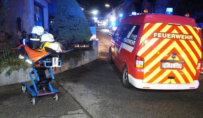 Niefern: Eine Bedrohungslage durch eine Person - SEK im Einsatz