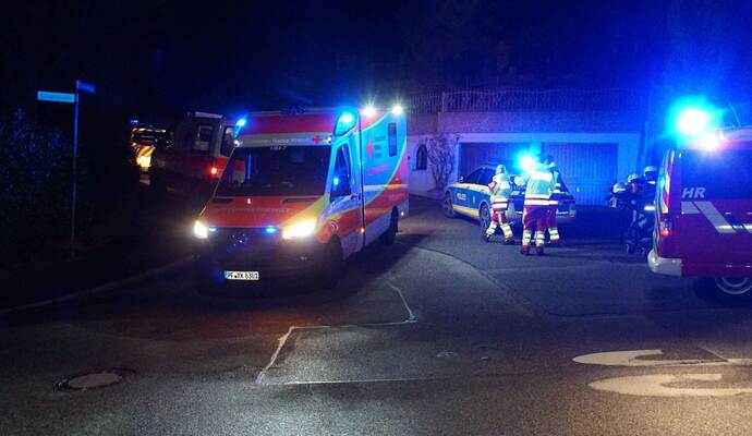 Niefern: Eine Bedrohungslage durch eine Person - SEK im Einsatz