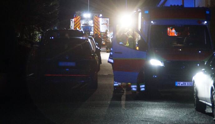 Niefern: Eine Bedrohungslage durch eine Person - SEK im Einsatz