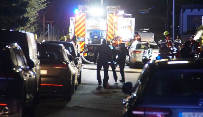 Niefern: Eine Bedrohungslage durch eine Person - SEK im Einsatz