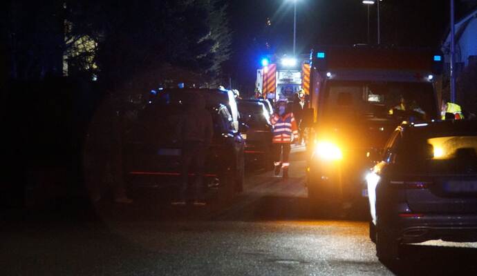 Niefern: Eine Bedrohungslage durch eine Person - SEK im Einsatz