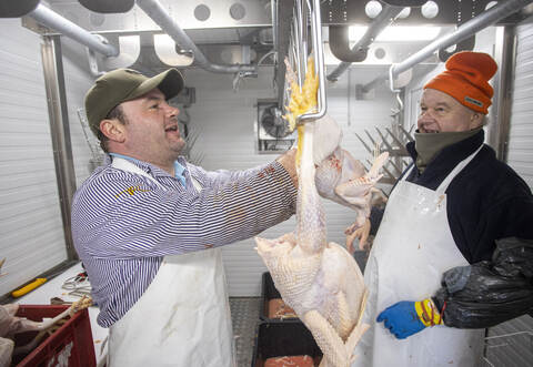 Schlachtmobil im Einsatz