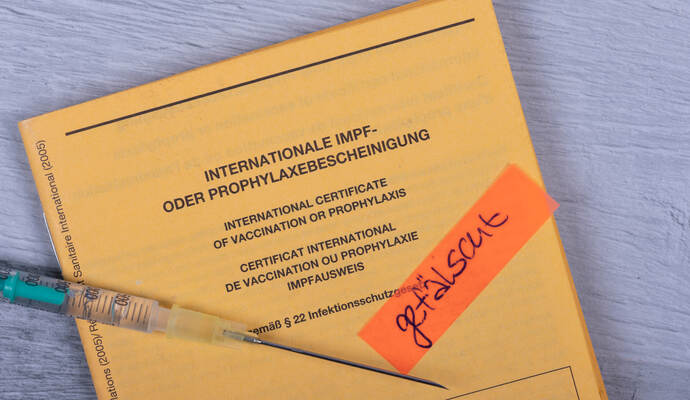 Einer Apothekerin fiel der gefälschte Impfpass auf.