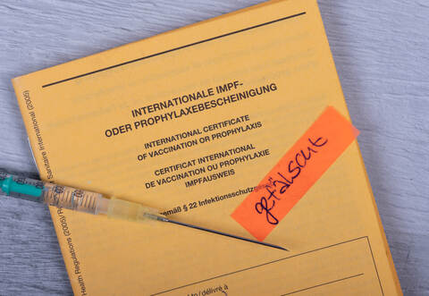 Einer Apothekerin fiel der gefälschte Impfpass auf.