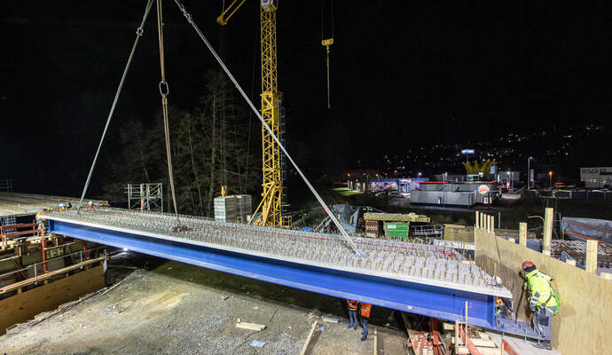 Ersatzneubau Enzbrücke Niefern B10