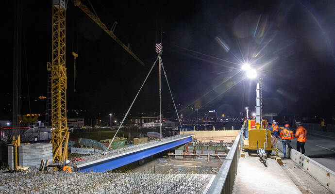 Ersatzneubau Enzbrücke Niefern B10