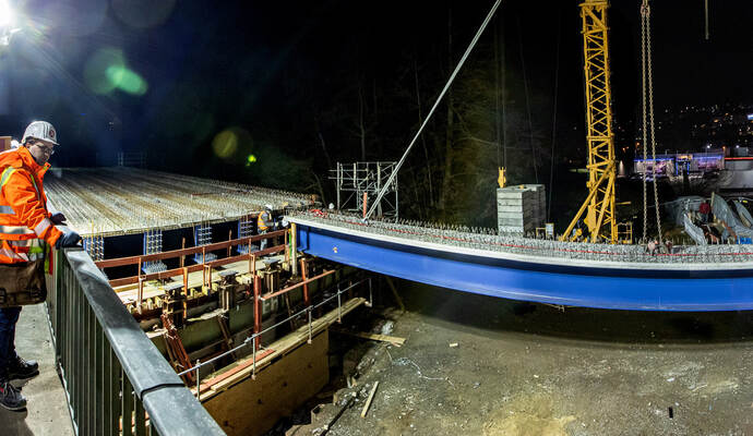 Ersatzneubau Enzbrücke Niefern B10