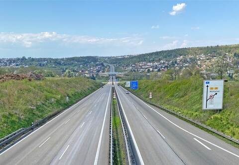 A8 Enztalquerung Raststätte AS PF Ost