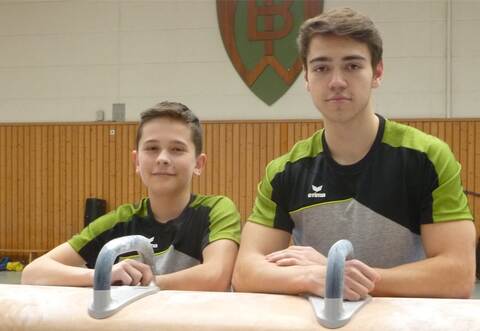 Zeigten beim Oberliga-Auftakt starke Leistungen: die WKG-Talente Luc Walterspacher und Richard Glabisch (von links).