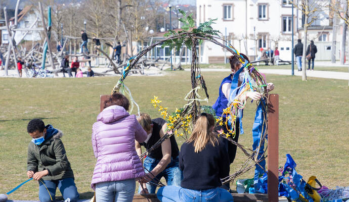 Aktion für Menschen in der Ukraine in Mühlacker