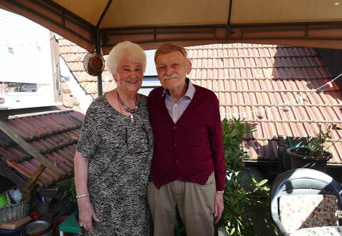 Fritz Beilharz (links) aus Wimsheim ist gestorben.