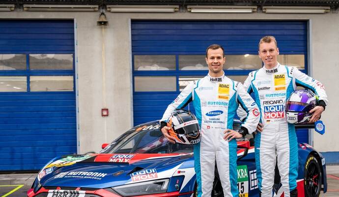 Die Rutronik-Racing-Piloten Patric Niederhauser (links) und Luca Engstler.