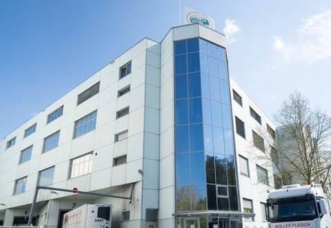 Das Firmengebäude von Müller Fleisch.