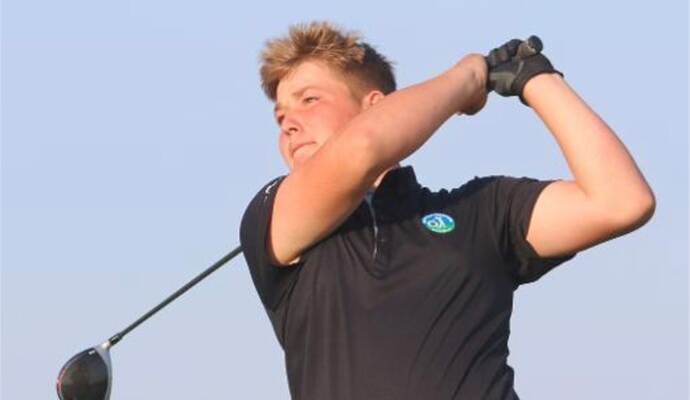 Johannes Bossert vom Stuttgarter Golfclub Solitude in Mönsheim