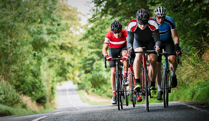 Mehr als 40.000 Kilometer haben sich die Teilnehmer der Spendenaktion zum Ziel gesetzt. Reach for the Skye