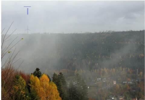 Von der Bergstation der Sommerbergbahn aus wären die geplanten Windräder auf dem Kälbling gut zu sehen.