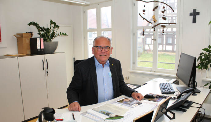 Norbert Holme will sein Büro räumen. Bei der Bürgermeisterwahl in Ölbronn-Dürrn tritt er nicht mehr an.