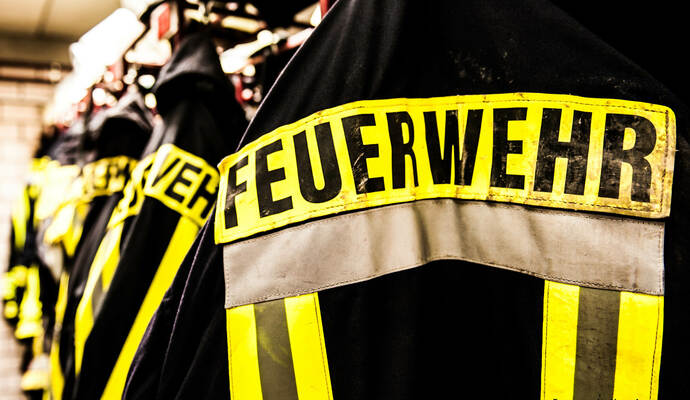 Die Feuerwehr war rasch vor Ort, um den Brand zu löschen.