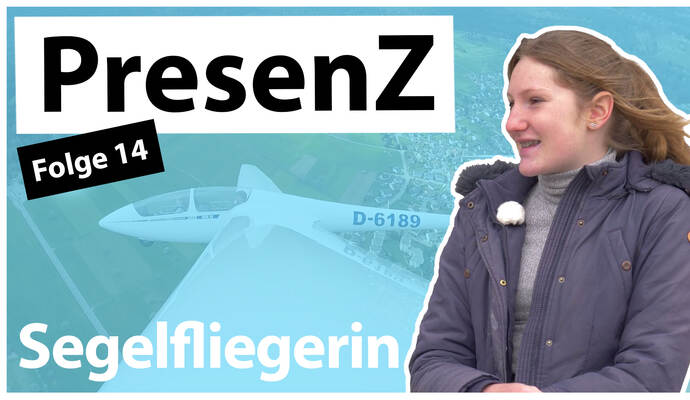 Die 14-jährige Lilli Frank ist Segelfliegerin - und das bereits in vierter Generation. Alles rund um ihr besonderes Hobby erzählt sie in der neuesten Folge der YouTube-Serie PresenZ. Die 14-jährige Lilli Frank ist Segelfliegerin - und das bereits in vierter Generation. Alles rund um ihr besonderes Hobby erzählt sie in der neuesten Folge der YouTube-Serie PresenZ.