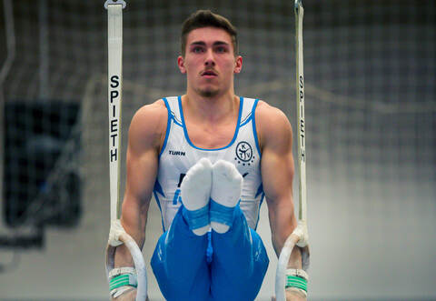 Voll reinhängen wollen sich KTV-Turner Nick Klessing am Samnstag beim deutschen Meister.