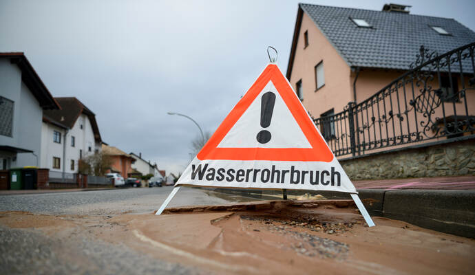 Wasserrohrbruch