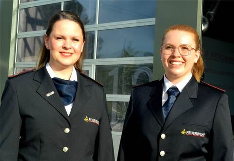 Franziska Ebert (links) und ihre Nachfolgerin Thyra Eberlein.