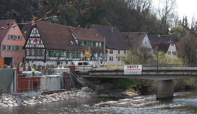 Im Juli soll die nächste Bauphase an der Herrenwaagbrücke in Mühlacker beginnen.