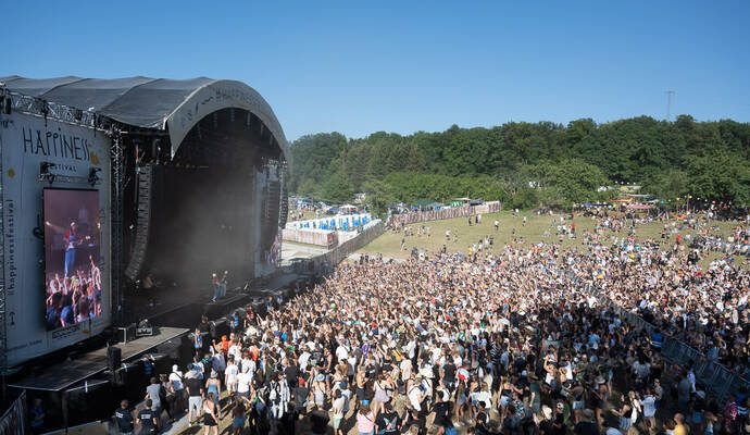 Beim diesjährigen Happiness verbuchte das Festival einen Besucherrekord. Beim diesjährigen Happiness verbuchte das Festival einen Besucherrekord.