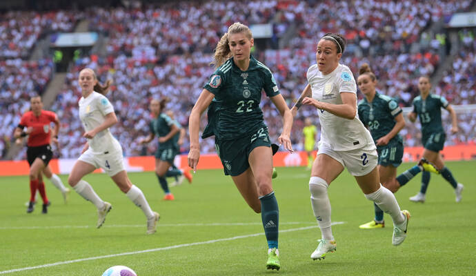 Finale Frauen-Fußball-EM 2022: England - Deutschland