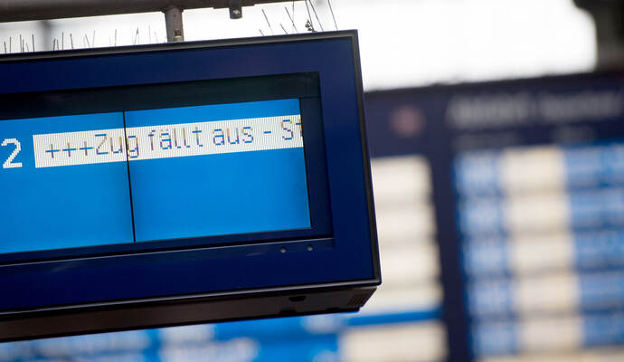 In den Nächsten vom 11. bis zum 16. September wird der Bahnverkehr auf der Linie S6 eingestellt. Harte Einschränkungen? Das müssen Reisende zum Bahnstreik wissen