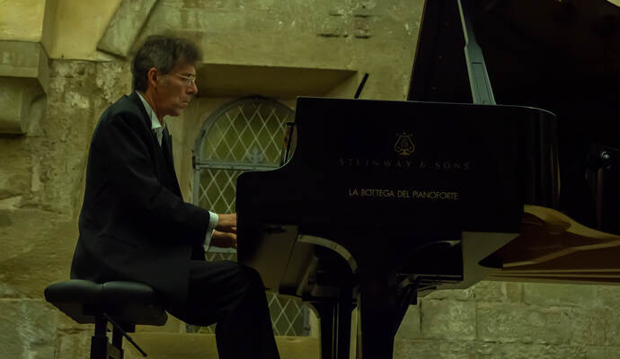 Bernd Glemser begeistert in Maulbronn.