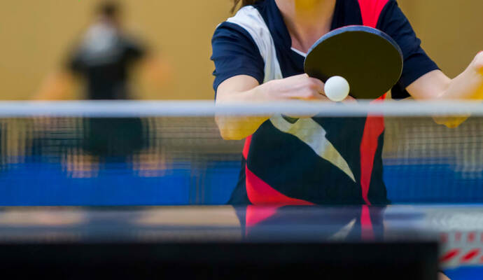 Die Frauenequipe des 1. TC Ittersbach betritt in der Vebandsliga Neuland. Foto: Augustas Cetkauskas - stock.adobe.com (Symbolbild) close up of a table tennis player returning