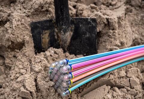 Ausbau des Glasfasernetzes