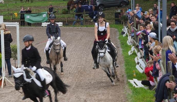 Voller Platz: Zu den breitensportlichen Reitertagen des Reit- und Rittervereins Gengenbachtal bei der Wiesenmühle in Stein sind viele Besucher gekommen, um die Teilnehmer anzufeuern.