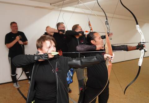 Volle Konzentration: So sieht es aus, wenn die Erwachsenen des Eisinger Schützenvereins für Wettkämpfe trainieren.