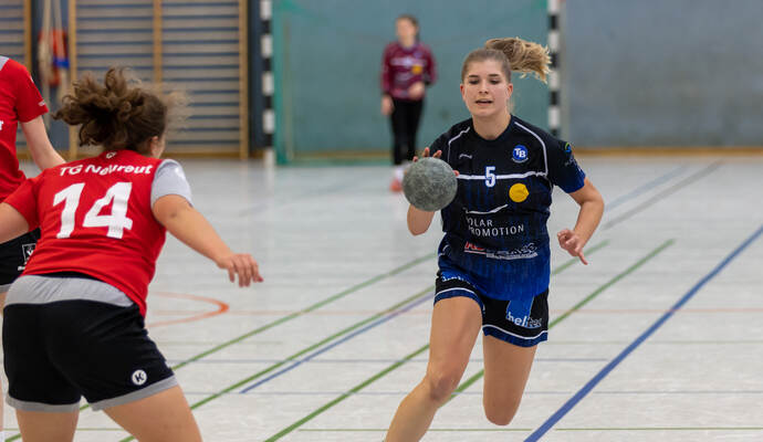War mit neun Treffern die beste Werferin des TB Pforzheim in der 2. Bezirksliga: Vivien Christel. War mit neun Treffern die beste Werferin des TB Pforzheim in der 2. Bezirksliga: Vivien Christel.