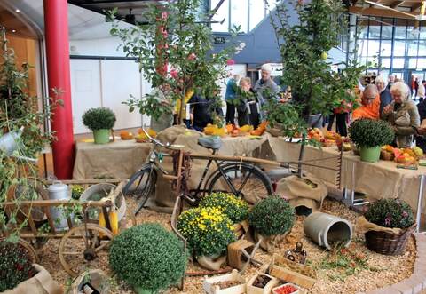 Den Herbst in die Kulturhalle geholt: Das hat der OGV Wilferdingen am Wochenende mit kreativen Dekoideen getan.