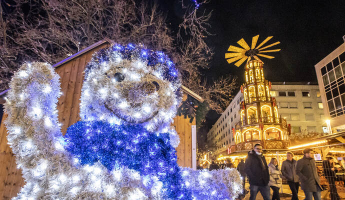 Goldener Weihnachtsmarkt Tag 2