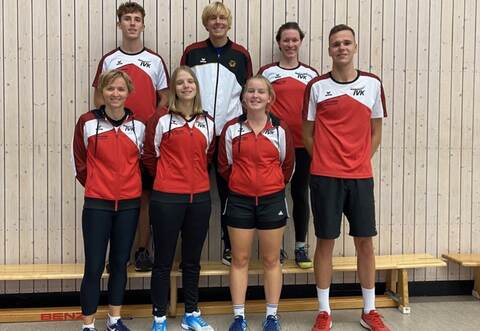 Die Kieselbronner Ringtennis-Spieler um Bundestrainer Timo Hufnagel (hintere Reihe Mitte) freuen sich auf die WM 2023.