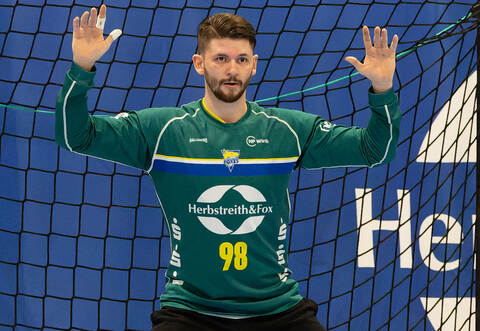 Steht mit dem HC Neuenbürg vor einer weiteren schweren Aufgabe in der Handball-Oberliga: Torhüter Konstantin Regelmann.
