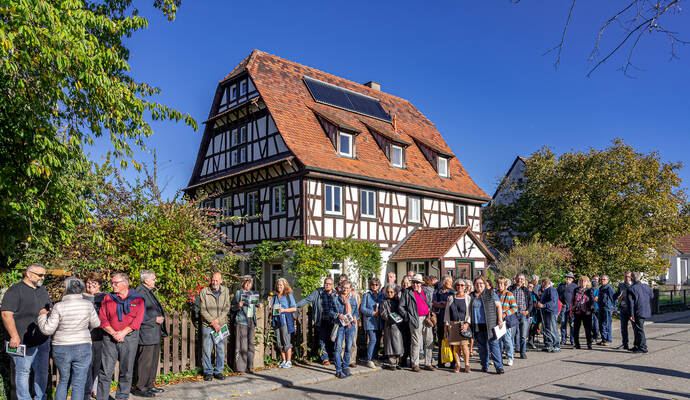 Stand einst in Menzingen: Ein Beispiel für Nachhaltigkeit eines Fachwerkgebäudes.Foto: Uwe Kaiser Stand einst in Menzingen: Ein Beispiel für Nachhaltigkeit eines Fachwerkgebäudes.Foto: Uwe Kaiser